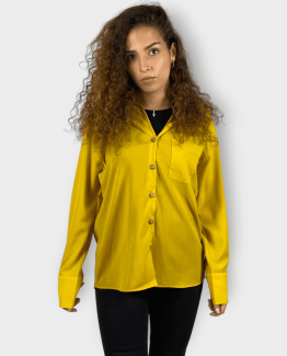 Camisa lisa con manga larga