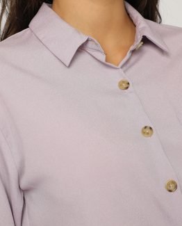 Camisa lisa con manga larga