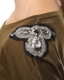 Camiseta pedrería