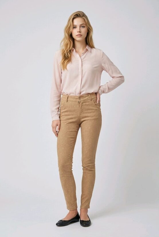Pantalón brocado
