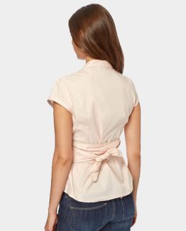 Blusa cruzada bordada Tutto Tempo