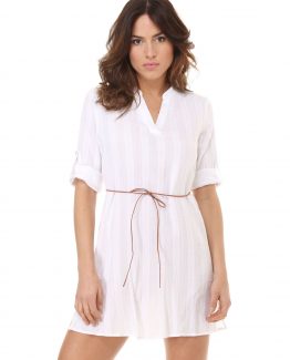 Vestido con cinturón