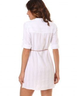 Vestido con cinturón