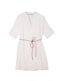 Vestido con cinturón