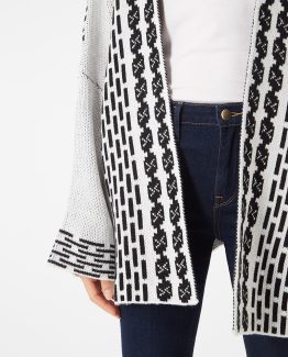 Chaqueta de punto oversize