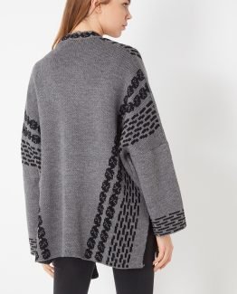 Chaqueta de punto oversize