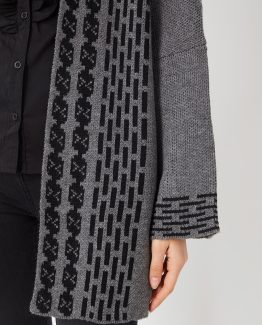 Chaqueta de punto oversize