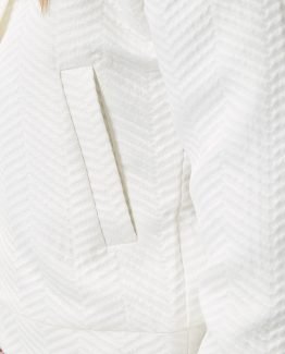Chaqueta tipo bomber con textura