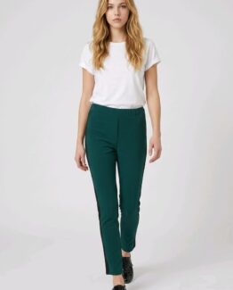 Pantalon con franja en contraste