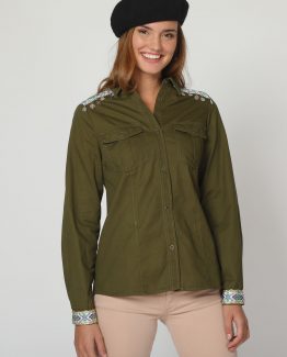 Sobrecamisa detalles étnicos - Tutto Tempo