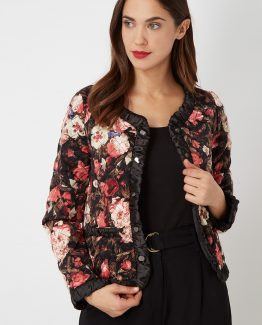 Chaqueta acolchada flores - Tutto Tempo