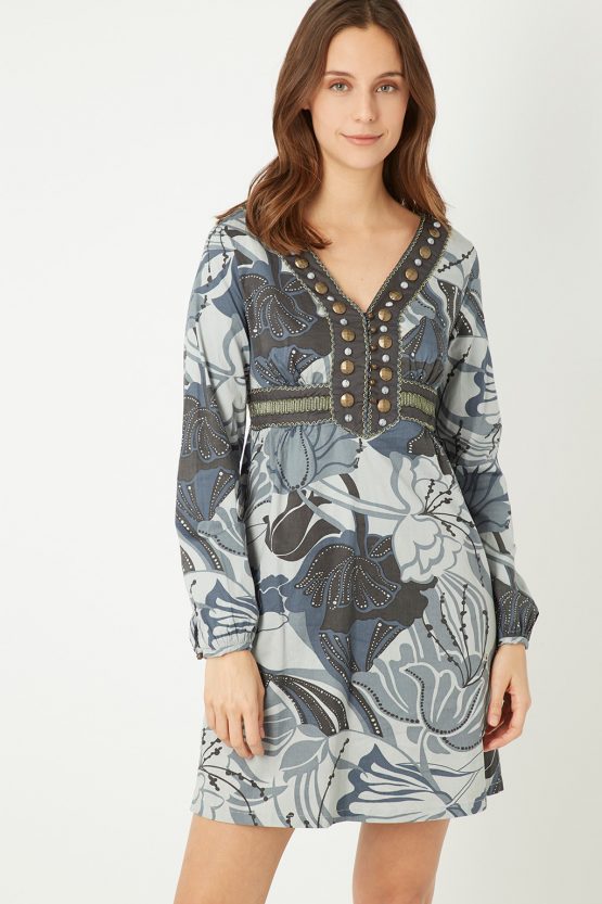 Vestido estampado - Tutto Tempo