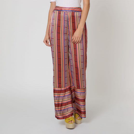 Pantalón palazzo satinado - Tutto Tempo