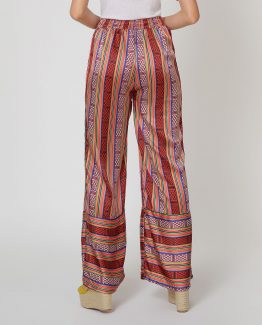 Pantalón palazzo satinado - Tutto Tempo