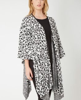 Poncho animal print
