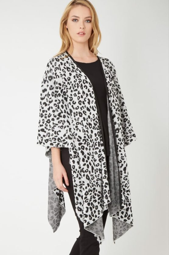 Poncho animal print