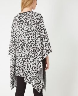 Poncho animal print