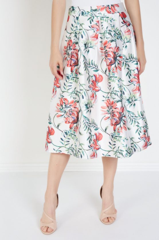 Falda estampada floral - Tutto Tempo