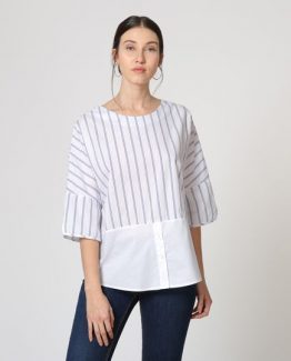 Blusa combinada rayas - Tutto Tempo