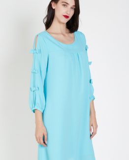 Vestido con lazos laterales - Tutto Tempo