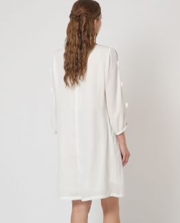 Vestido con lazos laterales - Tutto Tempo