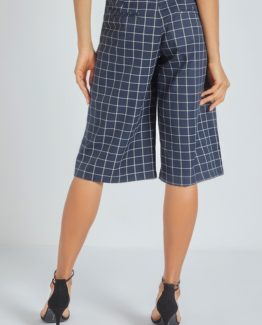 Pantalón crop cuadros - Tutto Tempo