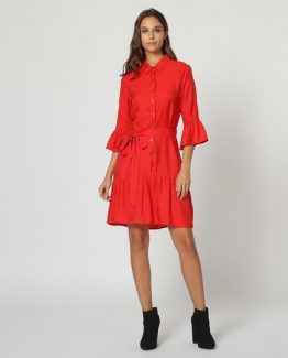 Vestido con cinturón - Tutto Tempo