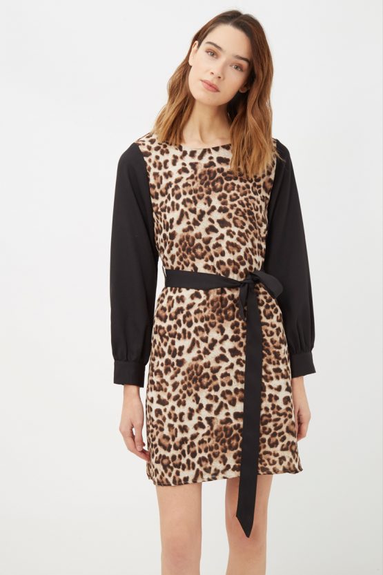 Vestido animal print - Tutto Tempo