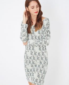 Vestido estampado ajustado - Tutto Tempo