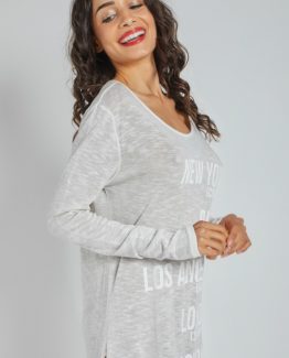 Vestido de punto fino con aberturas - Tutto Tempo