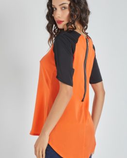 Blusa mangas combinadas - Tutto Tempo