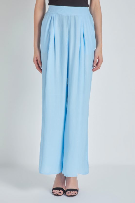 Pantalón ancho con pinzas - Tutto Tempo