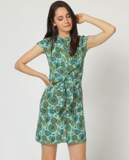 Vestido camisero con lazada - Tutto Tempo