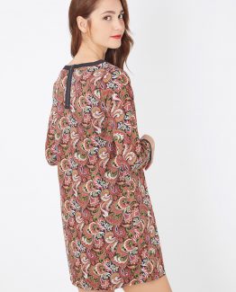 Vestido recto estampado - Tutto Tempo