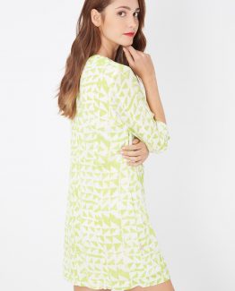 Vestido fluido estampado - Tutto Tempo