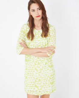Vestido fluido estampado - Tutto Tempo