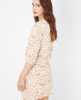 Vestido fluido estampado - Tutto Tempo