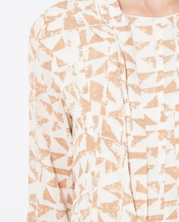 Vestido fluido estampado - Tutto Tempo