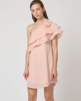Vestido con escote asimétrico - Tutto Tempo