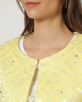 Chaqueta estampada con strass - Tutto Tempo
