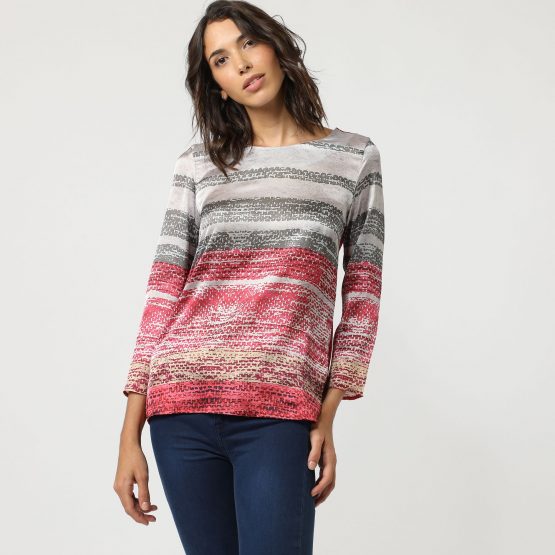 Blusa tipo camiseta estampada - Tutto Tempo