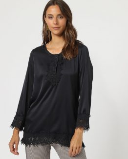 Blusa efecto satén - Tutto Tempo