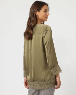 Blusa efecto satén - Tutto Tempo