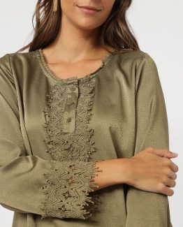 Blusa efecto satén - Tutto Tempo
