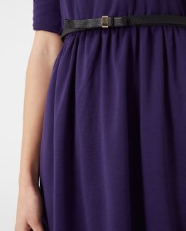 Vestido con cinturón