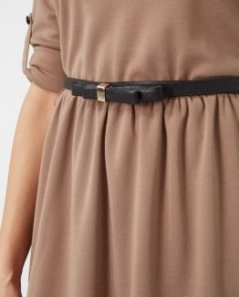 Vestido con cinturón