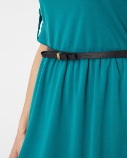 Vestido con cinturón