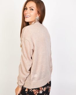 Jersey con detalles de brillo