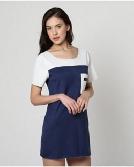 Vestido manga corta