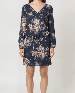 Vestido estampado de flores